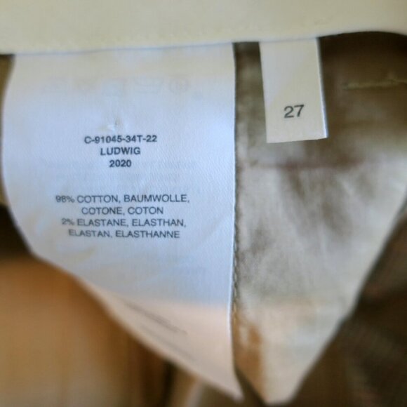 Closed Ludwig Trousers Houndstooth Plaid Cropped Pants Italian Fabric Women's 27 - Picture 6 of 8